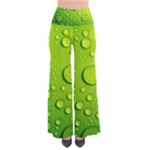 Green Water Drops So Vintage Palazzo Pants