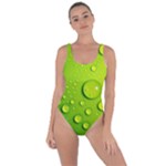 Green Water Drops Bring Sexy Back Swimsuit