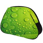 Green Water Drops Full Print Accessory Pouch (Big)