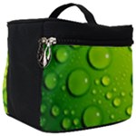 Green Water Drops Make Up Travel Bag (Big)