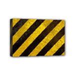 Black And Yellow Caution Mini Canvas 6  x 4  (Stretched)