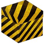 Black And Yellow Caution Storage Stool 12 