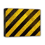 Black And Yellow Caution Deluxe Canvas 16  x 12  (Stretched) 