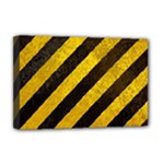 Black And Yellow Caution Deluxe Canvas 18  x 12  (Stretched)