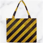 Black And Yellow Caution Mini Tote Bag