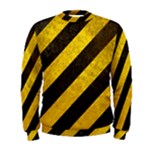 Black And Yellow Caution Men s Sweatshirt