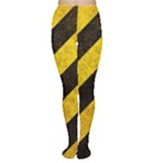 Black And Yellow Caution Tights