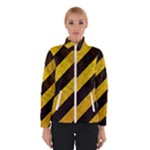 Black And Yellow Caution Winter Jacket