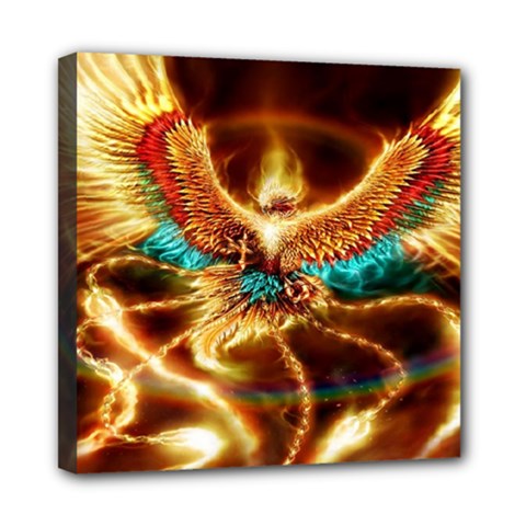 Fire Eagle Art Mini Canvas 8  x 8  (Stretched) from ArtsNow.com