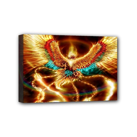 Fire Eagle Art Mini Canvas 6  x 4  (Stretched) from ArtsNow.com