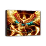 Fire Eagle Art Mini Canvas 7  x 5  (Stretched)