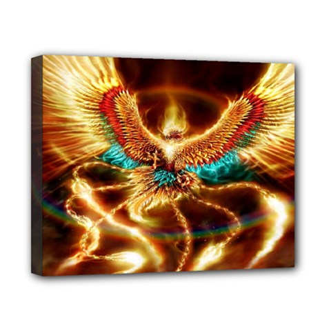 Fire Eagle Art Canvas 10  x 8  (Stretched) from ArtsNow.com