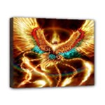 Fire Eagle Art Canvas 10  x 8  (Stretched)