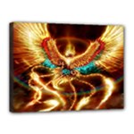 Fire Eagle Art Canvas 16  x 12  (Stretched)