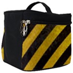 Black And Yellow Caution Make Up Travel Bag (Big)