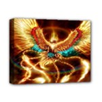 Fire Eagle Art Deluxe Canvas 14  x 11  (Stretched)