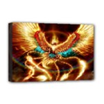 Fire Eagle Art Deluxe Canvas 18  x 12  (Stretched)