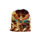 Fire Eagle Art Drawstring Pouch (Medium)