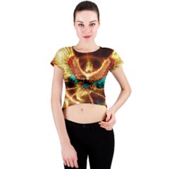 Crew Neck Crop Top 