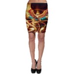 Fire Eagle Art Bodycon Skirt