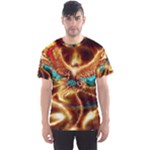 Fire Eagle Art Men s Sports Mesh Tee