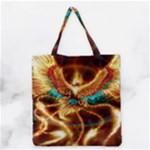 Fire Eagle Art Grocery Tote Bag