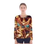 Fire Eagle Art Women s Long Sleeve Tee