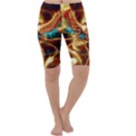 Fire Eagle Art Cropped Leggings 