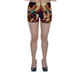 Fire Eagle Art Skinny Shorts