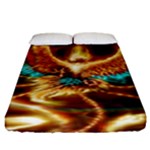 Fire Eagle Art Fitted Sheet (King Size)