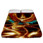 Fire Eagle Art Fitted Sheet (California King Size)