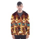 Fire Eagle Art Men s Hooded Windbreaker