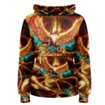 Fire Eagle Art Women s Pullover Hoodie