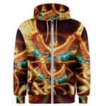 Fire Eagle Art Men s Zipper Hoodie