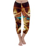 Fire Eagle Art Capri Winter Leggings 