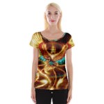 Fire Eagle Art Cap Sleeve Top