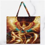 Fire Eagle Art Zipper Large Tote Bag