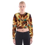 Fire Eagle Art Cropped Sweatshirt