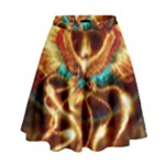 Fire Eagle Art High Waist Skirt