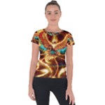 Fire Eagle Art Short Sleeve Sports Top 