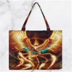 Fire Eagle Art Zipper Medium Tote Bag