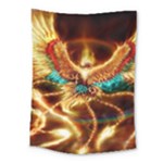 Fire Eagle Art Medium Tapestry