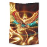 Fire Eagle Art Large Tapestry