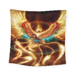 Fire Eagle Art Square Tapestry (Small)