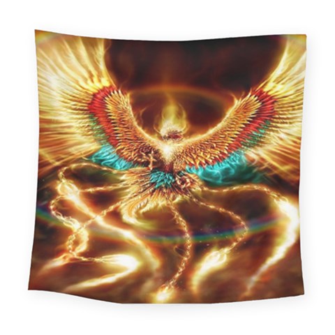 Fire Eagle Art Square Tapestry (Large) from ArtsNow.com