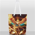 Fire Eagle Art Full Print Rope Handle Tote (Small)