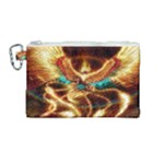 Fire Eagle Art Canvas Cosmetic Bag (Medium)