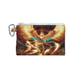 Fire Eagle Art Canvas Cosmetic Bag (Small)