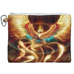 Fire Eagle Art Canvas Cosmetic Bag (XXL)