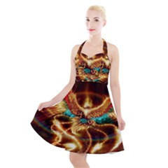 Halter Party Swing Dress  